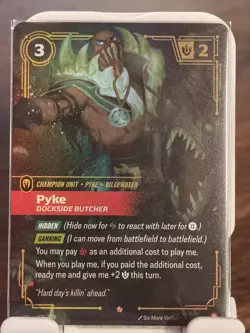 Pyke Dockside Butcher 028/219 NM Riftbound Card Unleashed - Image 1