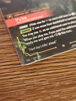 Pyke Dockside Butcher 028/219 NM Riftbound Card Unleashed - Image 2