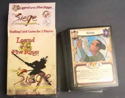 L5R Legend Siege of Sleeping Mountain: Dragon and Brotherhood:2 decks 100 Cards - Image 1
