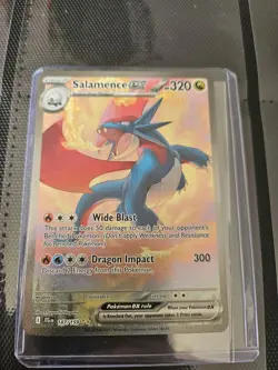 Pokemon TCG Salamence EX 187/159 Journey Together Secret Illustration Rare Card - Image 1