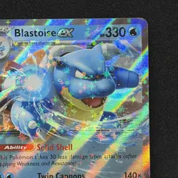 Blastoise ex 030/142 Scarlet & Violet 151 Ultra Rare Holo Pokemon Card NM - Image 3