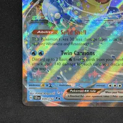 Blastoise ex 030/142 Scarlet & Violet 151 Ultra Rare Holo Pokemon Card NM - Image 5