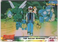 The Battle Renewed #32 Topps The First Movie Trading Cards Pokemon LP - Image 1