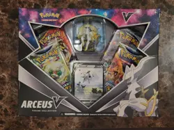 Arceus V Figure Collection Box Cosmic Eclipse Pokemon Card TG Brand New & Sealed - Image 1