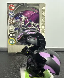 Bakugan Battle Brawlers Darkus Hades B2 New Vestroia Rare + Card - Image 1