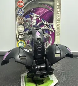 Bakugan Battle Brawlers Darkus Hades B2 New Vestroia Rare + Card - Image 2