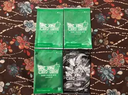 Lot of 4 dragon ball card game foil packs - Image 1