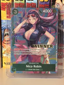 Nico Robin (Heroines Battle Winner Pack) P-111 One Piece Promotion Cards Foil - Image 1