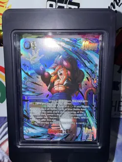 Bandai Dragon Ball Super Card Game Gogeta GT FB09-123 SCR Foil Battle 40000 - Image 1