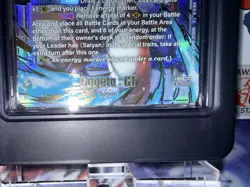 Bandai Dragon Ball Super Card Game Gogeta GT FB09-123 SCR Foil Battle 40000 - Image 3