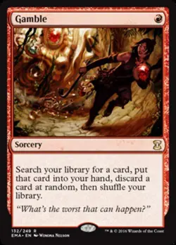 MTG Gamble, NM-Mint, English Eternal Masters - Image 1