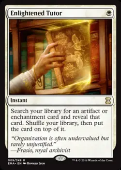 MTG Enlightened Tutor, NM-Mint, English Eternal Masters - Image 1