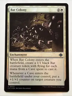 MTG The Lost Caverns of Ixalan Bat Colony Foil 0005 NM - Image 1