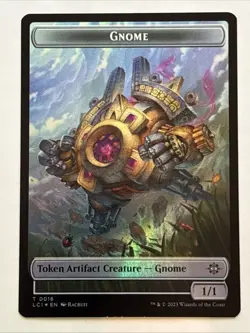 MTG The Lost Caverns of Ixalan Gnome/Skeleton Pirate Token Foil 0016/0008 NM - Image 1