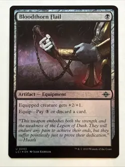 MTG The Lost Caverns of Ixalan Bloodthorn Flail Foil 0093 NM - Image 1