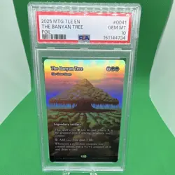 Magic: The Gathering Banyan Tree 41 Avatar Borderless Foil PSA 10 English POP 5 - Image 1