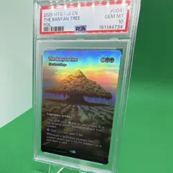 Magic: The Gathering Banyan Tree 41 Avatar Borderless Foil PSA 10 English POP 5 - Image 2