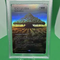 Magic: The Gathering Banyan Tree 41 Avatar Borderless Foil PSA 10 English POP 5 - Image 3