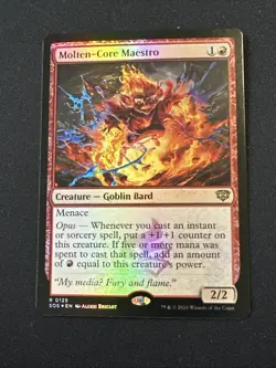 MTG Molten-Core Maestro Foil 0125 Strixhaven SOS NM - Image 1