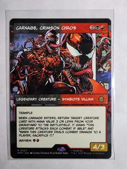 2025 Magic - Carnage, Crimson Chaos (Borderless) 227 Marvel's Spider-Man Regular - Image 1