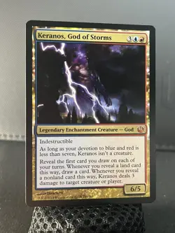 Keranos, God of Storms x 1 - MTG - Journey into Nyx 151/165 - Mythic Rare - Image 1