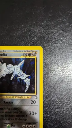 Pokemon TCG Steelix Neo Genesis 15/111 Unlimited Holo Rare LP - Image 2
