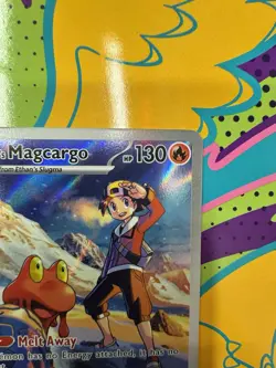 Pokemon Ethan's Magcargo 222/217 Illustration Rare Ascended Heroes Pokemon NM - Image 3