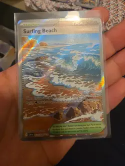 Pokemon Surfing Beach 114/086 - Ultra Rare Trainer ME04: Chaos Rising 2026 - Image 1