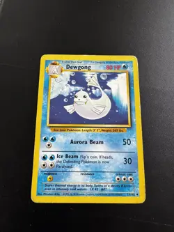 Dewgong 25/102 Pokemon 1999 Unlimited Base Set LP - Image 1