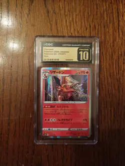 Pokemon GO Japanese Charizard 010/071 Graded Pristine 10 - Image 1