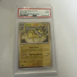 2025 POKEMON SVP EN-SV BLACK STAR PROMO #169 JOLTEON PSA 9 - Image 1