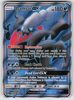 Darkrai GX 139/147 Ultra Rare Burning Shadows Pokemon Holo Near Mint - Image 1