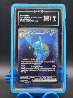 Blastoise ex 2023 Pokemon SV 151 #200/165 Special Illustration Rare TAG 9 - Image 1