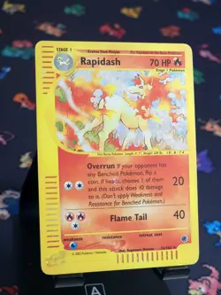 Pokemon Rapidash Holo Expedition 26/165 MP - Image 2