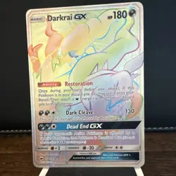 Pokemon TCG Darkrai GX 158/147 SM Burning Shadows 2017 ENG Holo Full Art 180 HP - Image 1