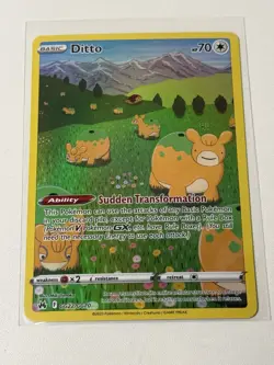 Pokemon TCG Ditto GG22/GG70 Crown Zenith Galarian Gallery Ultra Rare Holo Eng - Image 1