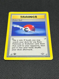 Pokemon Tcg Poke Ball 64/64 Trainer Jungle 1st Edition Non Holo - Image 2
