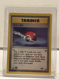 Pokemon TCG Poke Ball Jungle 64/64 Regular 1st Edition Common - Image 1