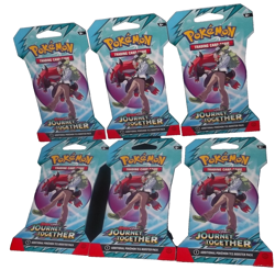 POKEMON SCARLET & VIOLET (6) BLISTER SLEEVE BOOSTER PACKS JOURNEY TOGETHER NISP - Image 4