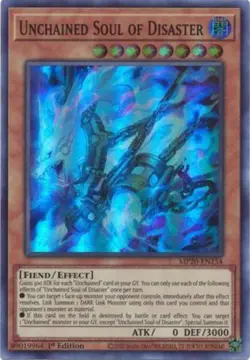 Unchained Soul of Disaster - MP20-EN154 - Super Rare - 1st Edition x1 - Lightly - Image 1