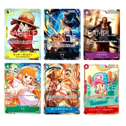 One Piece TCG McDonald's PROMO Set 2025 P-101~106 Japanese (6 Cards) [SEALED] - Image 3