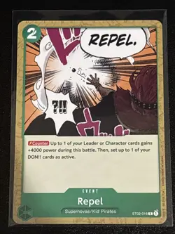 One Piece Kid Pirates Theme 5 Card Lot Heat/Killer/Wire/Repel/Hitokiri Kamazo - Image 4
