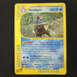 SWIRL 🌀💫 Feraligatr 12/165 Expedition Holo Holographic Nintendo Pokemon Card - Image 3
