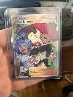 Pokemon TCG Jessie & James Trainer Full Art Ultra Rare Card 68/68 Hidden Fates - Image 1
