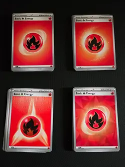 Basic Fire Energy Cards Pokemon TCG – Bulk 50 Cards - Image 1