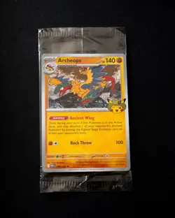 Pokemon Fossil Museum Field Museum Chicago Archeops Promo Card Sealed IN HAND - Image 1