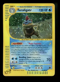 Feraligatr 12/165 Expedition 2002 Rare Holo e-Series Pokemon Card TCG - Image 1
