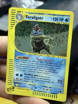 Feraligatr 12/165 Expedition 2002 Rare Holo e-Series Pokemon Card TCG - Image 5