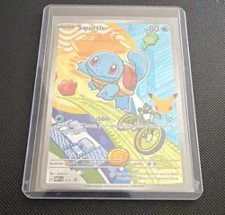 Squirtle 039 starters Promo Full Art Holo Pokemon TCG Card Grade worthy 🔟 - Image 1