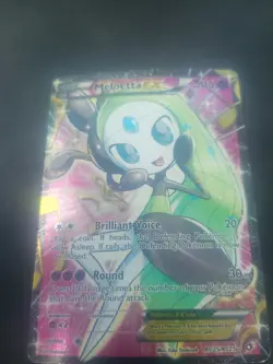Pokemon TCG Meloetta EX Full Art Ultra Rare Card RC25/RC25 Moderate Play - Image 1